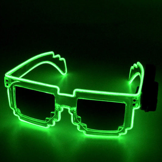 Blocked out Glow Glasses