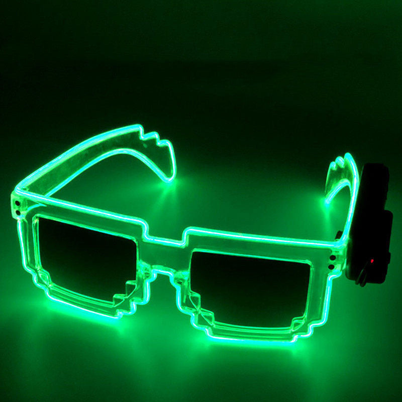 Blocked out Glow Glasses