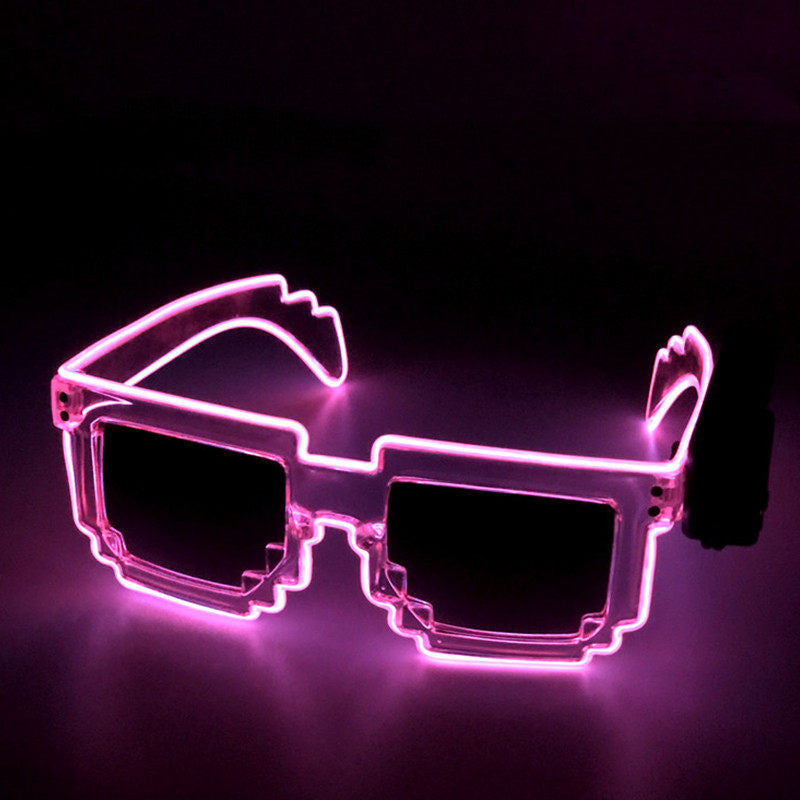 Blocked out Glow Glasses