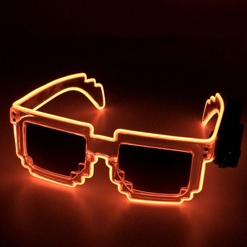 Blocked out Glow Glasses