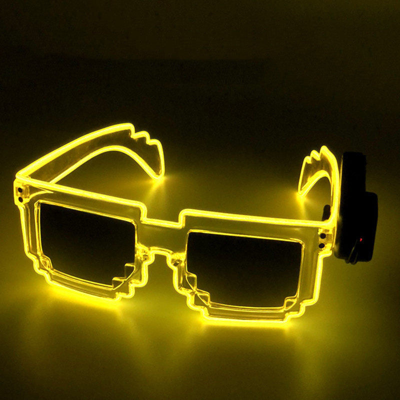 Blocked out Glow Glasses