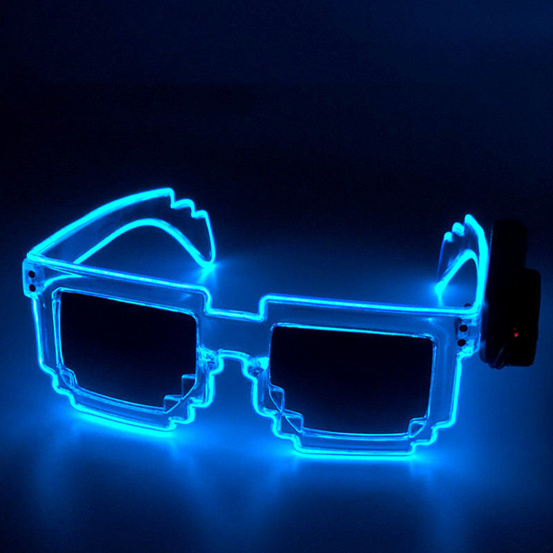 Blocked out Glow Glasses