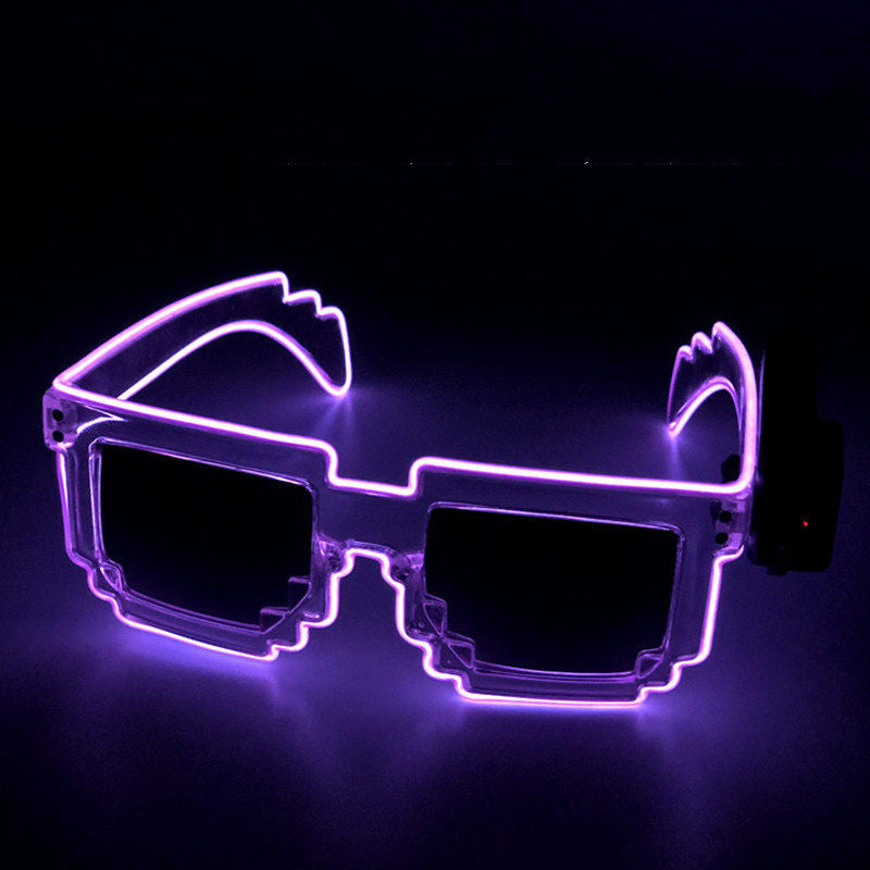 Blocked out Glow Glasses