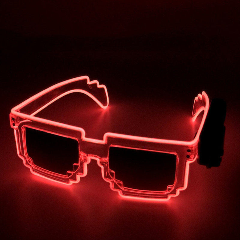 Blocked out Glow Glasses