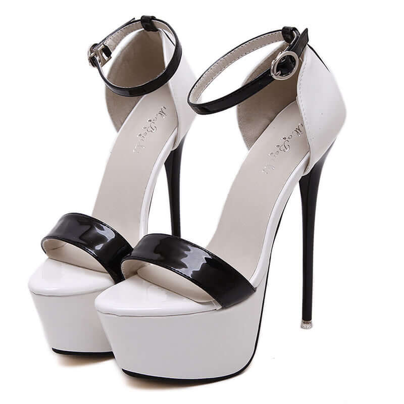 Sexy Patent Leather Super High Heels