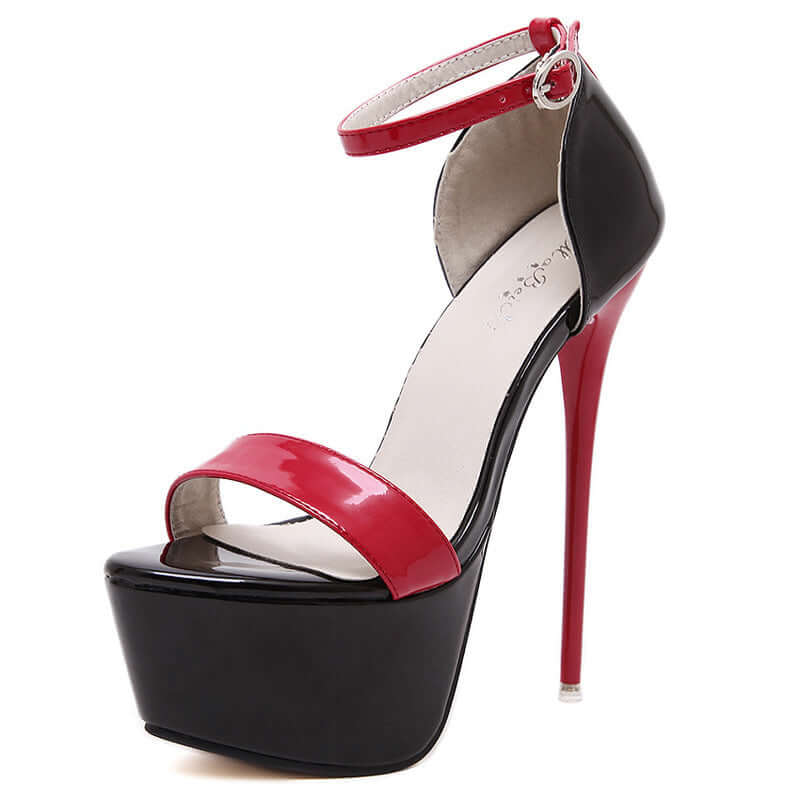Sexy Patent Leather Super High Heels