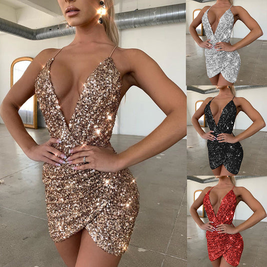 Sexy Sequin Formal Dress