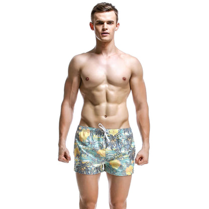 Floral Short Seam Swim Shorts