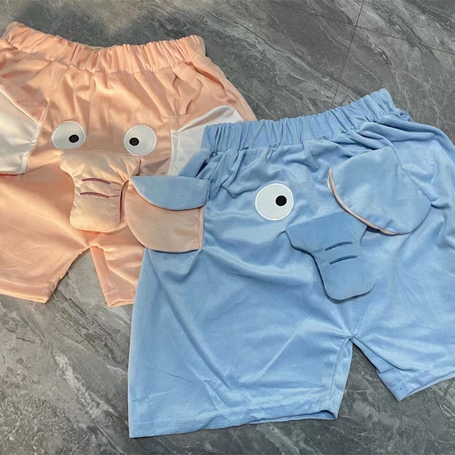 Elephant Front Sleeper Shorts