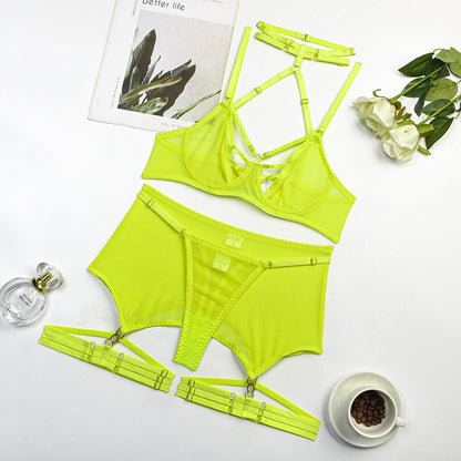 Silk Mesh Hanging Neck Set