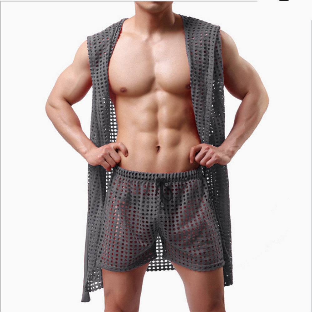 Mesh Robe and Boxers