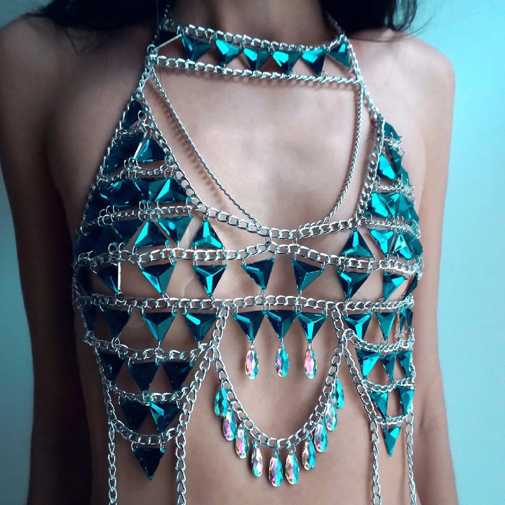 Turquoise Gemstone Body Chain