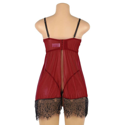 Nicki's Backless Lace Slip Nightdress