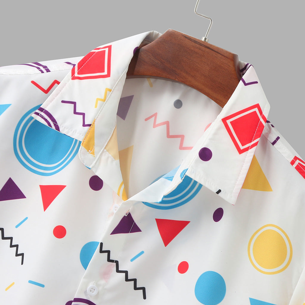 80's Pattern Button Down