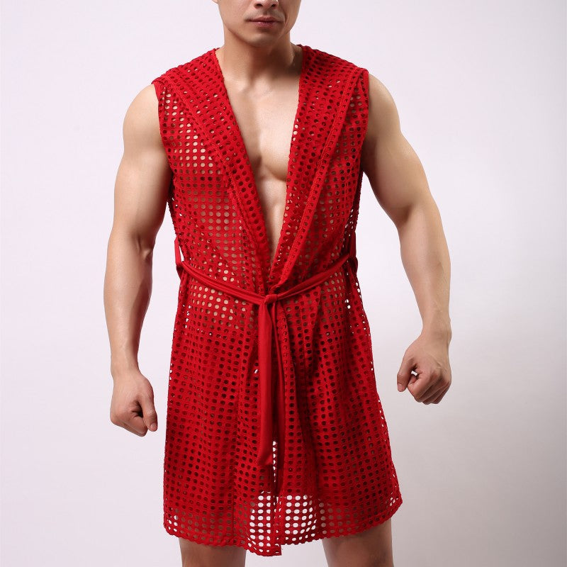 Mesh Robe and Boxers