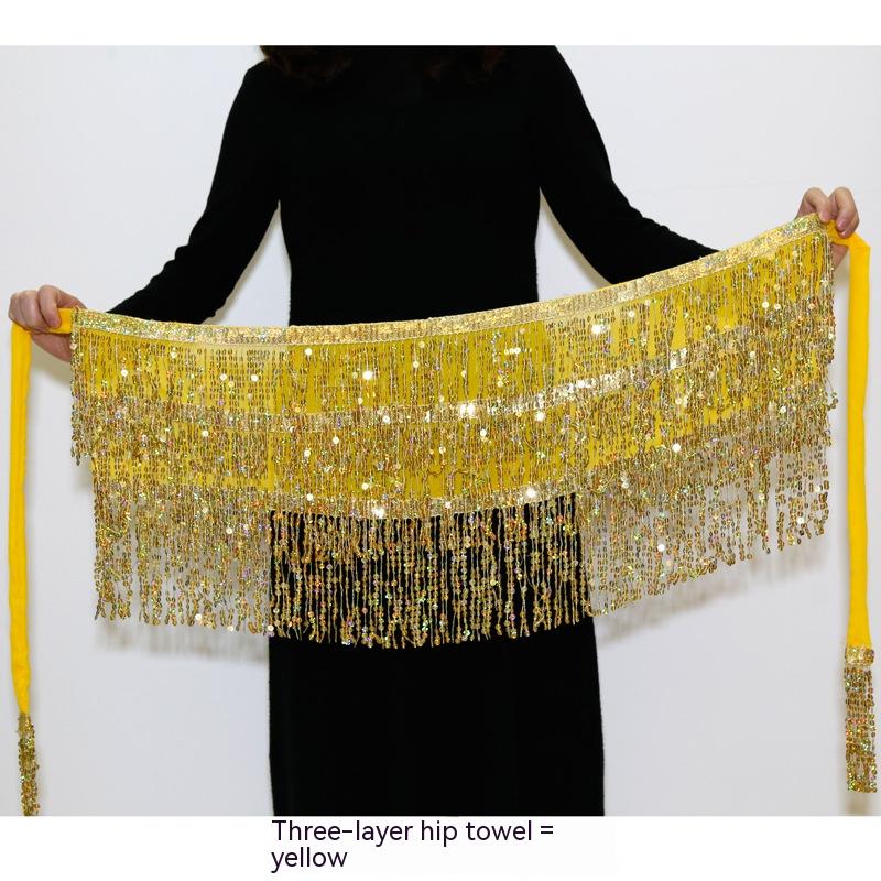 Sequined Tassel Hip Skirt