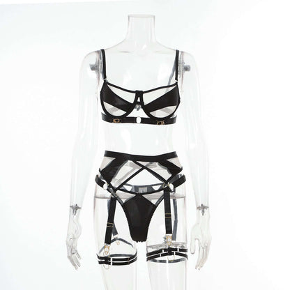 Vicky Crossed Mesh Set