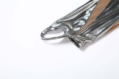 Metallic Mesh Panel Set Or Bodysuit