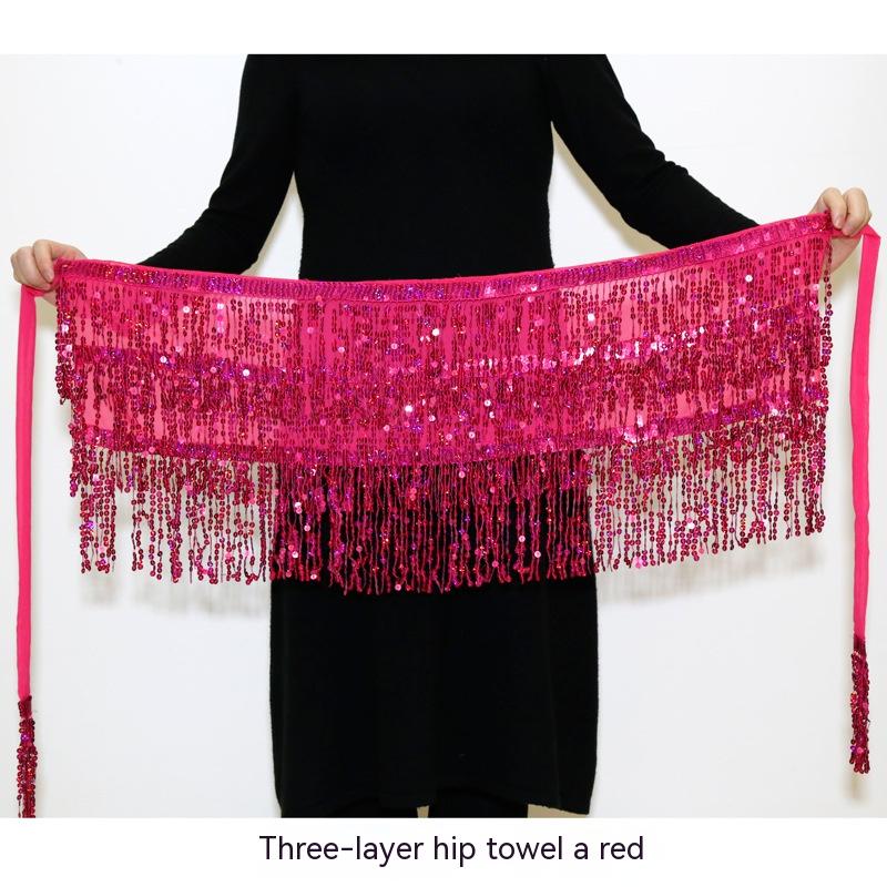 Sequined Tassel Hip Skirt