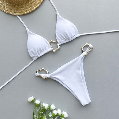 Golden Connections Thong Bikini