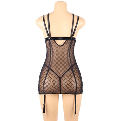 Nicki's Gartered Dress Lingerie Set