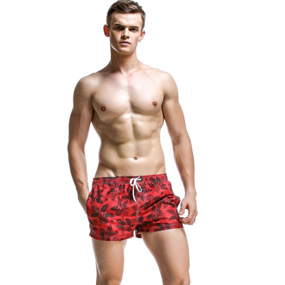Floral Short Seam Swim Shorts