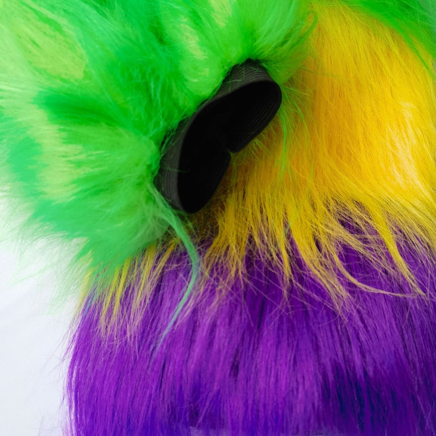 Mardi Gras Fuzzy Calf Covers