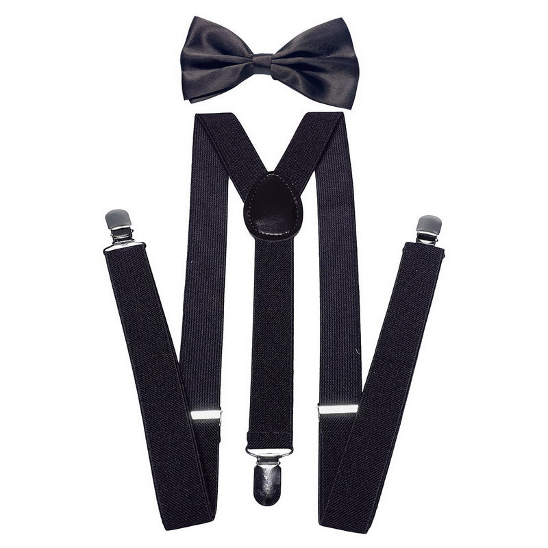 Suspenders and Bow Tie Combo