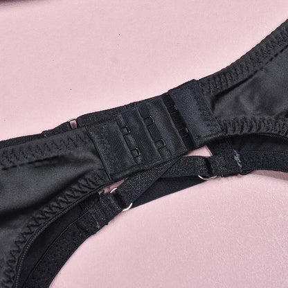 Bow Tie Bust 3 Piece Garter Belt set