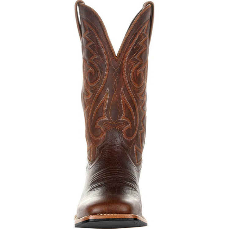 Square Toe Western Cowboy Boots