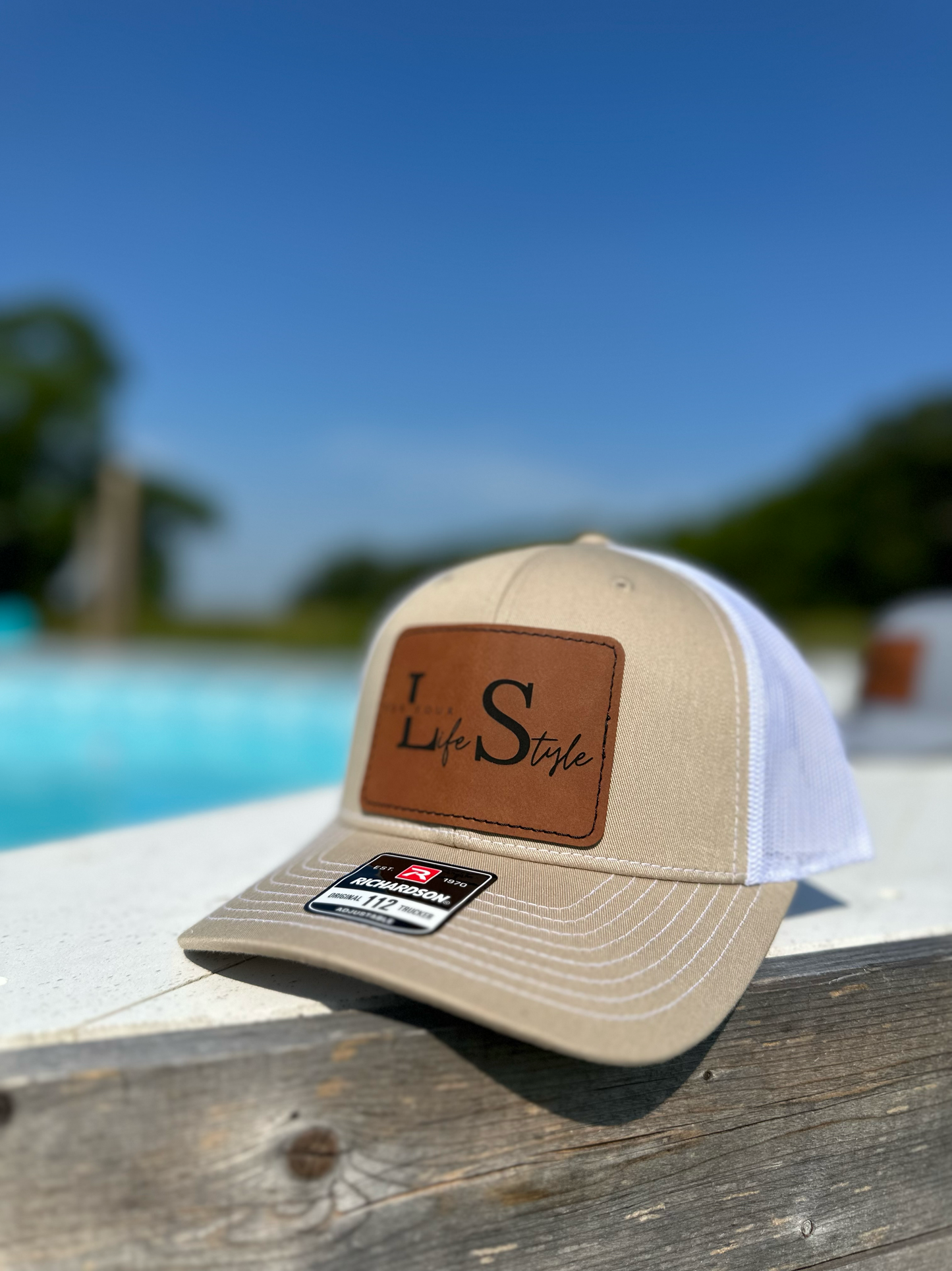 Tan/White FYLS 2x3 Snap Back