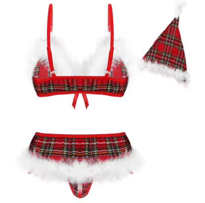 Fluffy Fringe Christmas Set