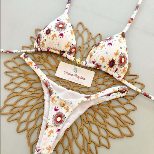 Tropical Bliss Thong Bikini