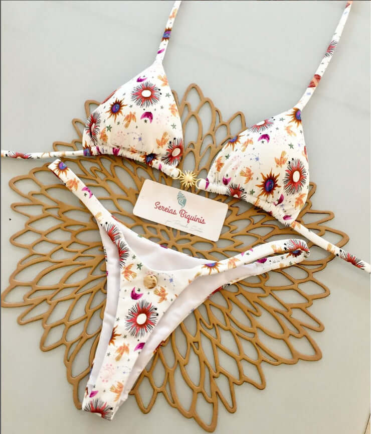 Tropical Bliss Thong Bikini