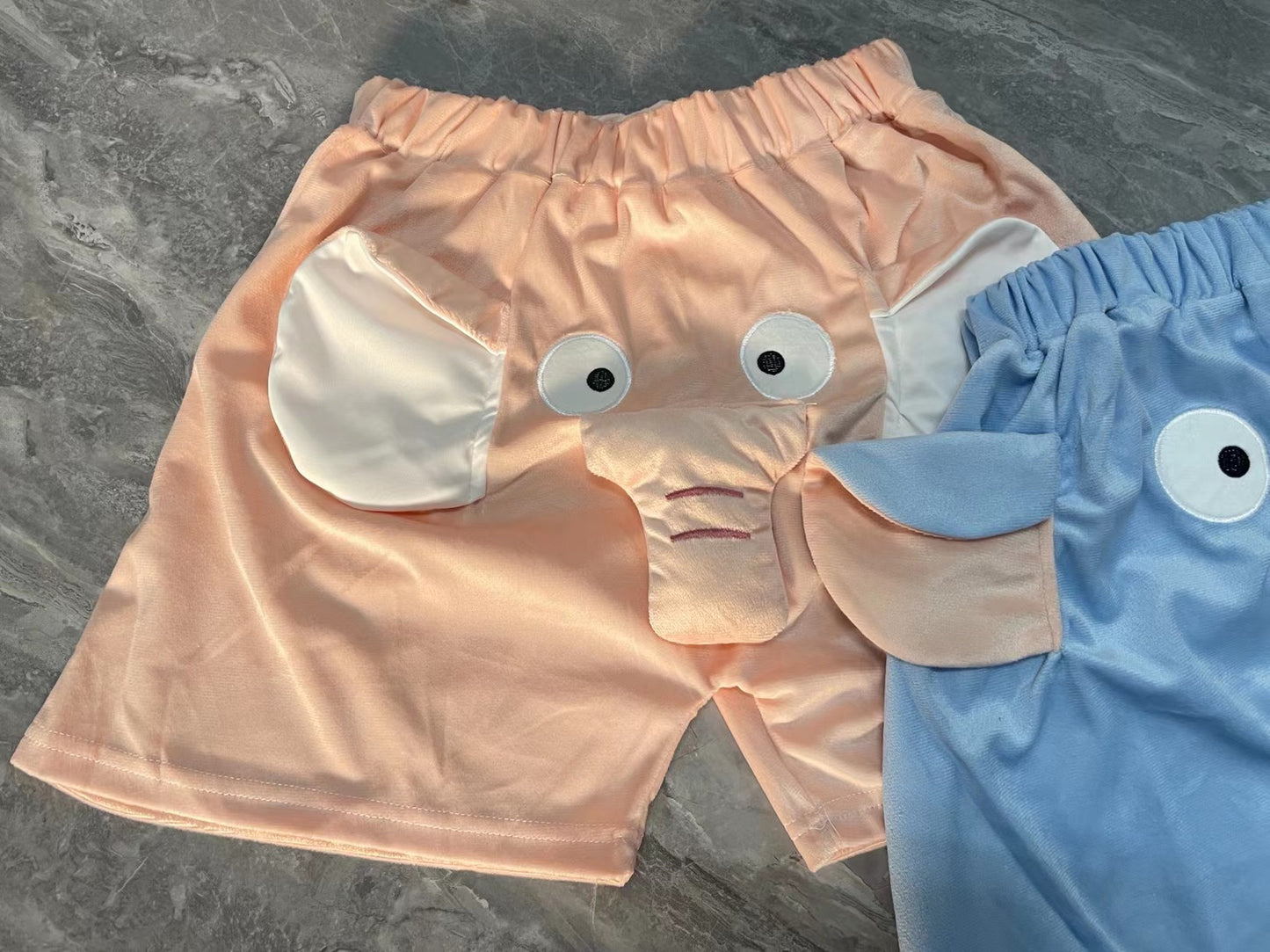 Elephant Front Sleeper Shorts