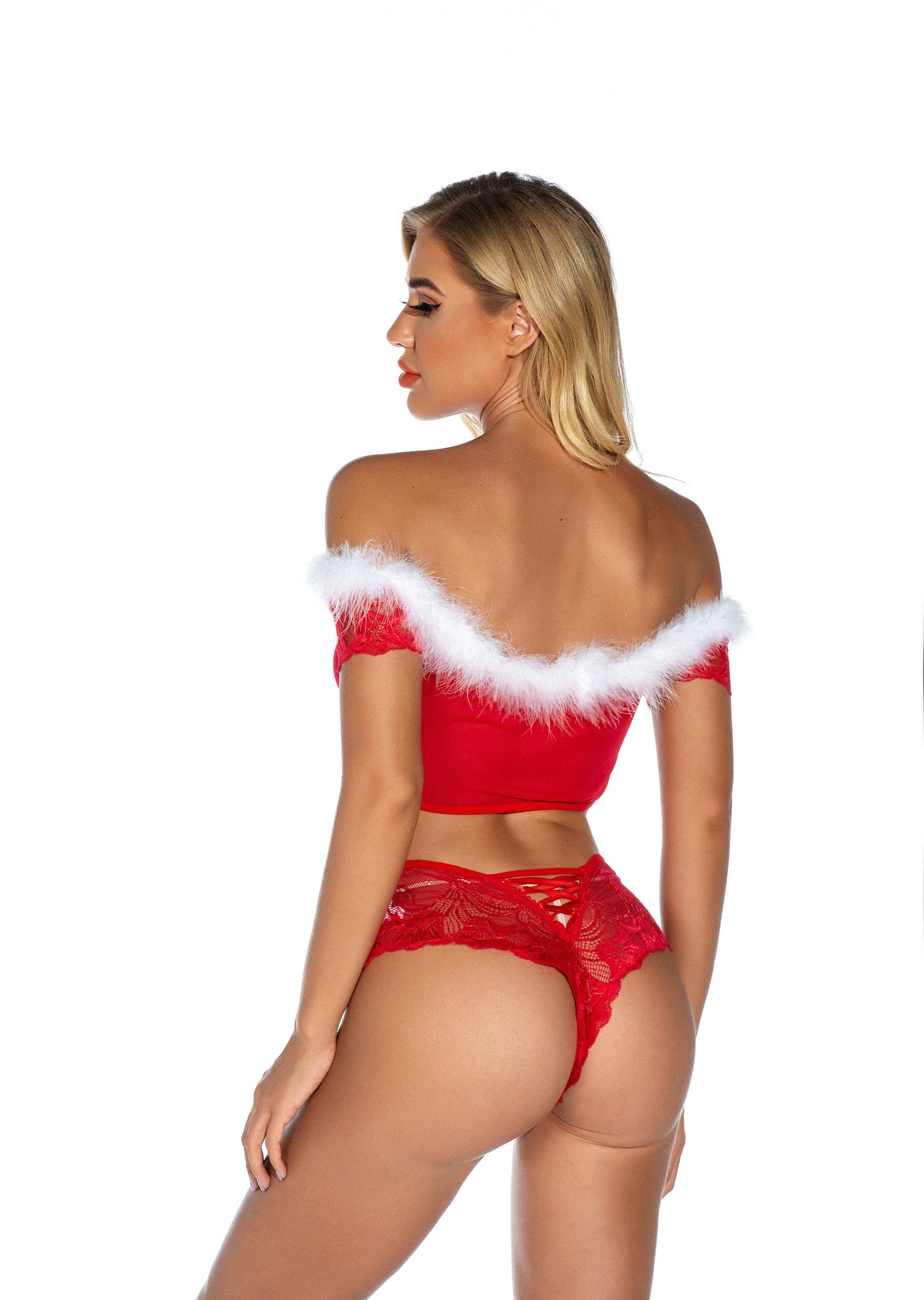 Tinsel Temptations Off Shoulder Set