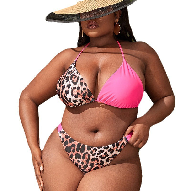 Swap Side Leopard Pink Bikini