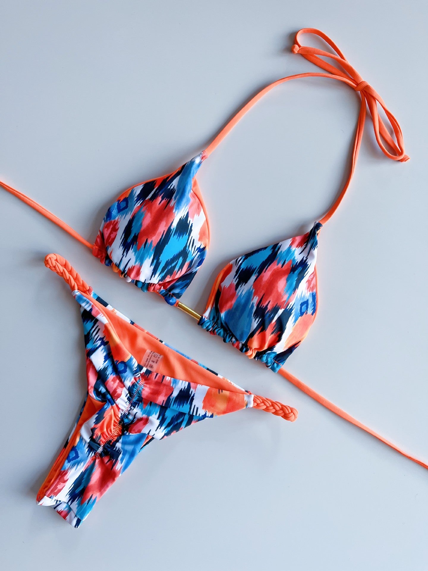 Ocean Trends Scrunch Thong Bikini