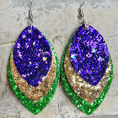 Mardi Gras Earrings