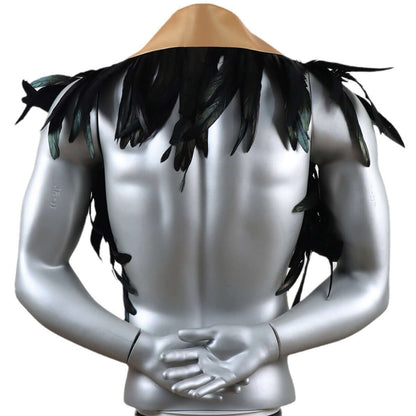 Leather Feather Shawl