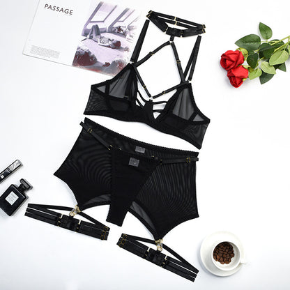 Silk Mesh Hanging Neck Set