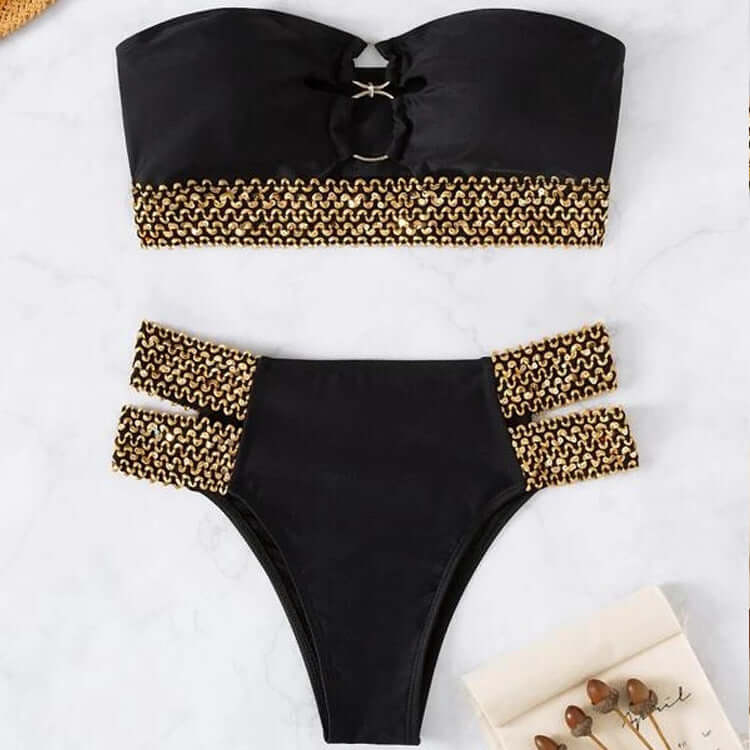 Ribbon's Edge Cheeky Bikini