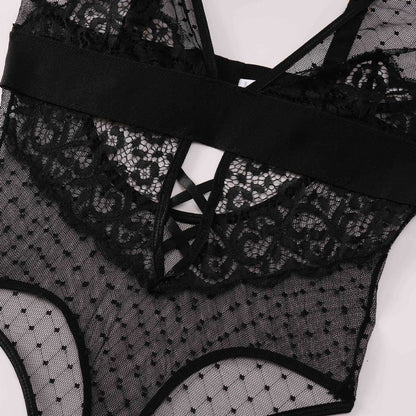 Dot Mesh Bodysuit