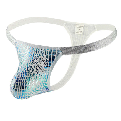 Croc Style Metallic Cock Thong