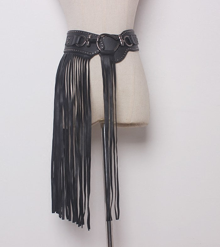 Punk Fringed Skirt