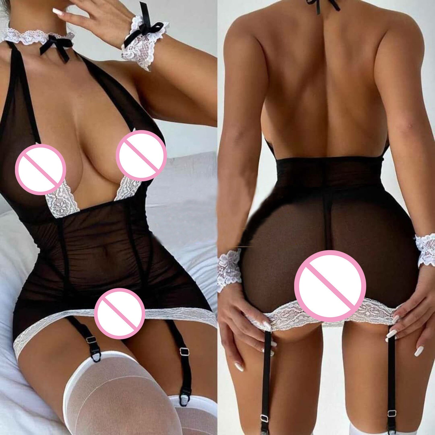 Laced Lingerie Maid Dress