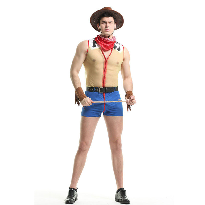 Sexy Male Toy Cowboy Costume