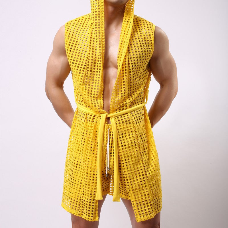 Mesh Robe and Boxers