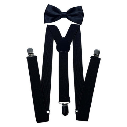 Suspenders and Bow Tie Combo