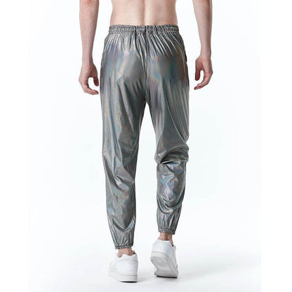 Mens Metallic Joggers